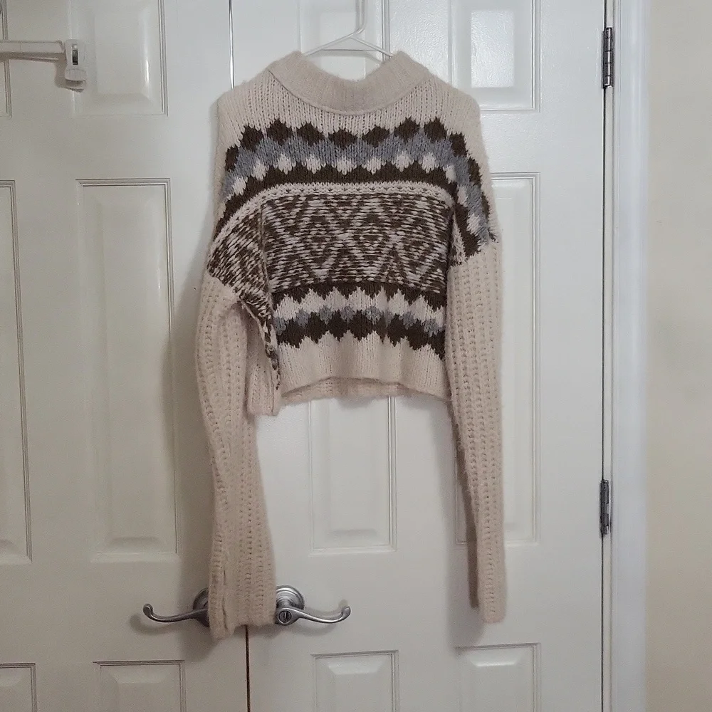 Free people Alpine pullover sweater size small - Picture 1 of 7